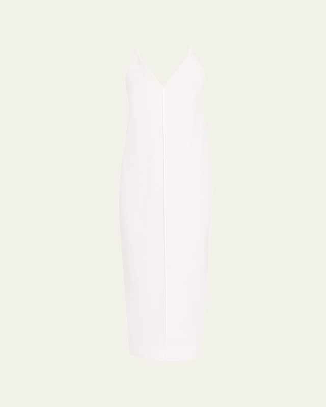 Tulula V-Neck Silk Slipdress